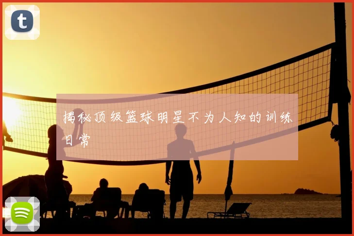 揭秘顶级篮球明星不为人知的训练日常